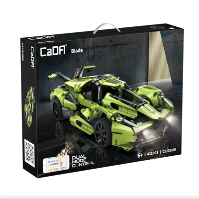 CaDA Green Blade Sports Car RC Blok Set 432 Parça 