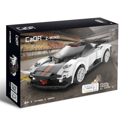 CaDA Z-Wind RC Blok Araba Seti 258 Parça 