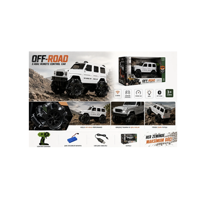 Canem Işıklı Şarjlı Drift Jeep