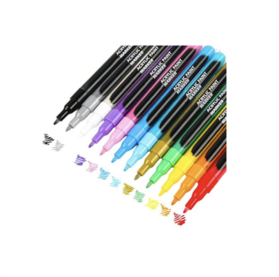 Cengo 12’li Akrilik Marker Kalem Seti Extra Fine