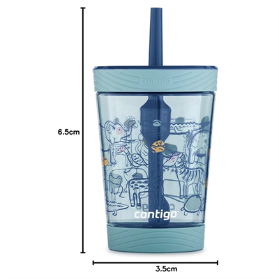 Contigo Matara Kids Spill Proof Tumbler Pipetli Bardak Agave 414 ml