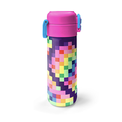 Coral High 38108 Pixel Kalp Desenli Çelik Termos 500 ml 