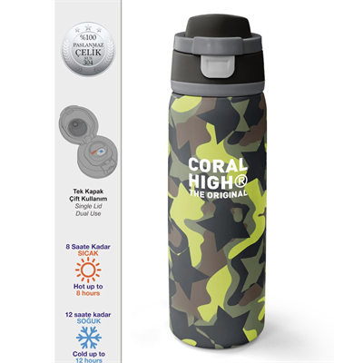 Coral High ÇELİK TERMOS 800 ML 