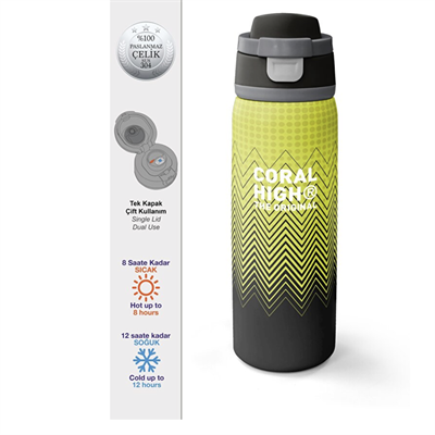 Coral High ÇELİK TERMOS 800 ML 