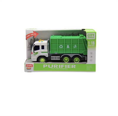 Ctoys 1:16 Sesli Pilli Çöp Kamyonu 