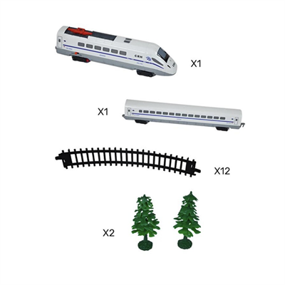 Ctoys Hızlı Tren 16 Parça Raylı Tren Seti 