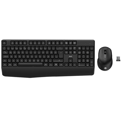Daxi MK-260 Kablosuz Klavye Mouse Set 2.4 GHz Siyah Q TR