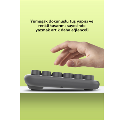  MK340 Mood Keys Combo Kablosuz Bluetooth Klavye Mouse Seti 