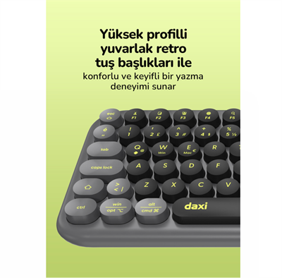  MK340 Mood Keys Combo Kablosuz Bluetooth Klavye Mouse Seti 