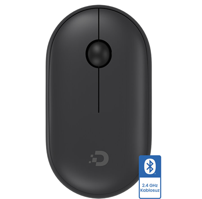 Daxi MX-300 Bluetooth 2.4 GHz Sessiz Kablosuz Mouse Siyah 