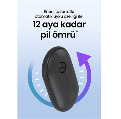 Daxi MX-300 Bluetooth 2.4 GHz Sessiz Kablosuz Mouse Siyah 