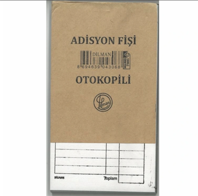 DİLMAN ADİSYON FİŞİ OTOKOPİLİ  