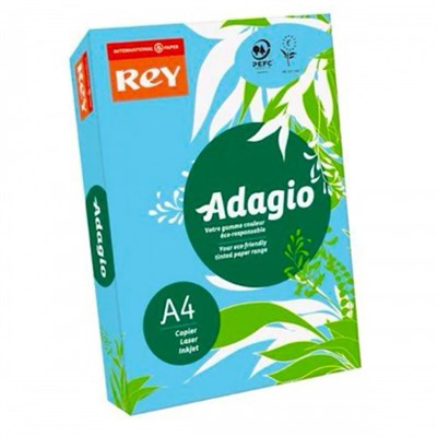 Rey Adagio A4 80 Gr 500 Yaprak Renkli Fotokopi Kağıdı Açık Mavi