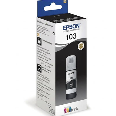 EPSON 103-C13T00S14A BK Mürekkep Siyah