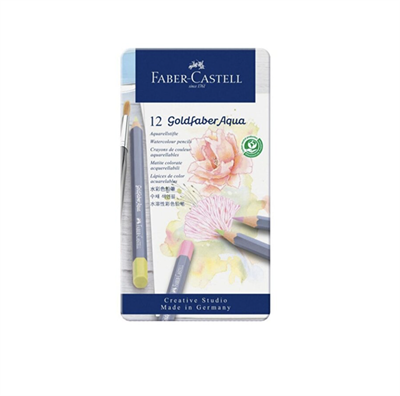 Faber-Castell Goldfaber Aqua 12li Pastel Boya Kalemi