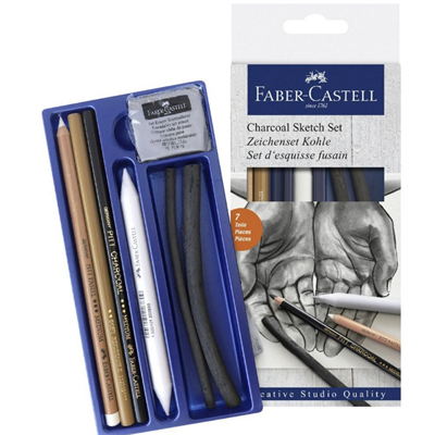 Faber-Castell Kömür Sketch Seti 