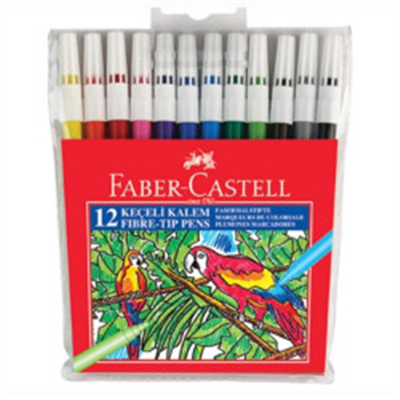 FABER KEÇELİ KALEM YIKANABİLİR 12Lİ POŞET