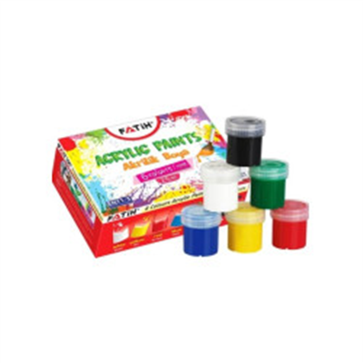 FATİH AKRİLİK BOYA 6 RENK 55500 25ML