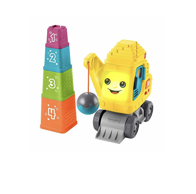 Fisher-Price Sesli Işıklı Eğitici Vinç İnşaat 