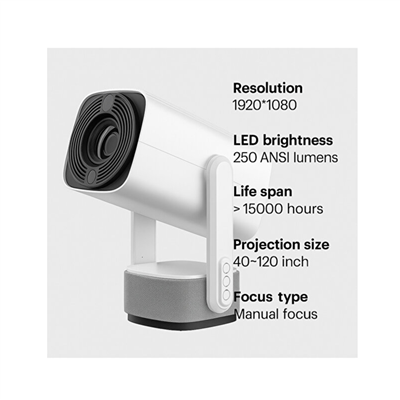 GLR Projector Taşınabilir Projeksiyon Cihazı