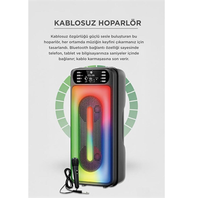 Glrtech KTS1555 FM Müzik Çalar Pratik ve Taşınabilir