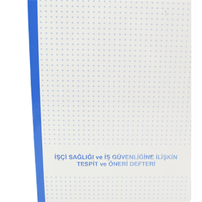 Gülpaş 227 İşçi Sağlığı Tespit ve Öneri Defteri 