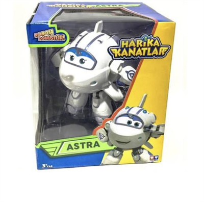 Harika Kanatlar Astra Dönüşen Uçak Robot Figür 