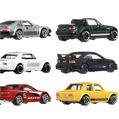 Hot Wheels Japon Temalı Çoklu Arabalar Eğlenceli Oyuncak Modeli