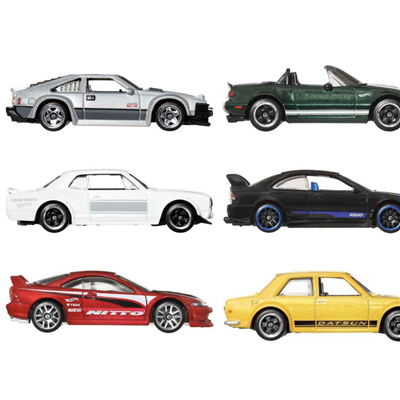 Hot Wheels Japon Temalı Çoklu Arabalar Eğlenceli Oyuncak Modeli