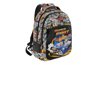 Hot Wheels Okul Çantası 3073 Hızlı ve Eğlenceli Sırt Çantası