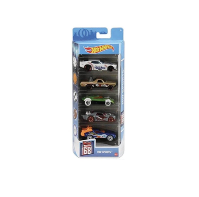 Hot Wheels Stunt Yarış Arabaları 5li Oyuncak Araba Seti 