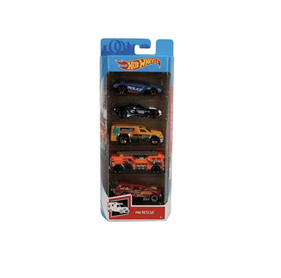 Hot Wheels Stunt Yarış Arabaları 5li Oyuncak Araba Seti 