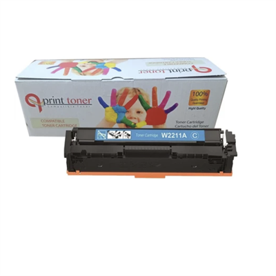 HP 207A W2211 Çipli Cyan Muadil Toner