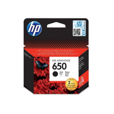 HP 650-CZ101AE BK Kartuş Siyah