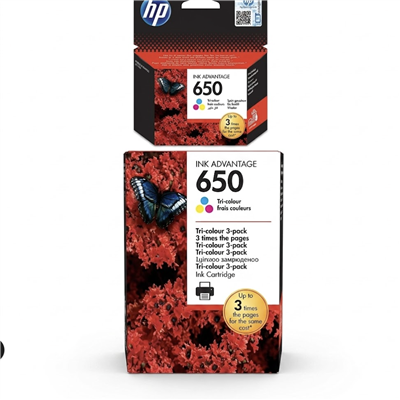HP 650-CZ102AE Renkli̇ Kartuş