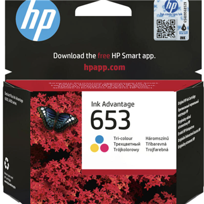 HP 653-3YM74AE CMY Kartuş Renkli