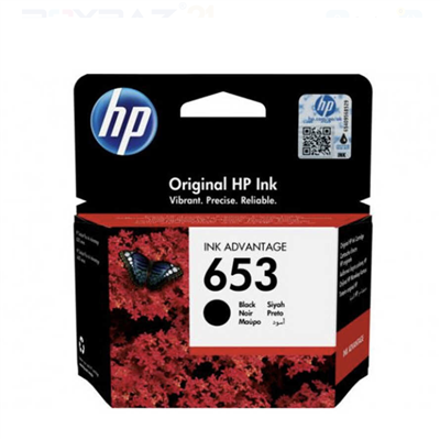 HP 653-3YM75AE BK Kartuş Siyah