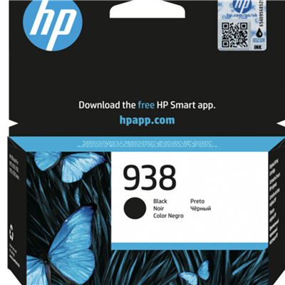 HP 938/4S6X8PE BK Mürekkep Kartuş Siyah