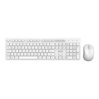 İZOLY KM6225 Q KABLOSUZ BEYAZ KLAVYE MOUSE SET