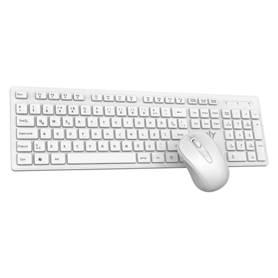 İZOLY KM6225 Q KABLOSUZ BEYAZ KLAVYE MOUSE SET