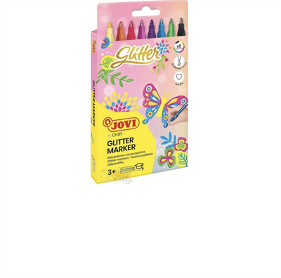 Jovi 1608G Glitter Marker Parlak Keçeli Kalem