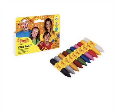 Jovi 176 Yüz Boyasi Stick Kalem 6 Renk 10 Lu