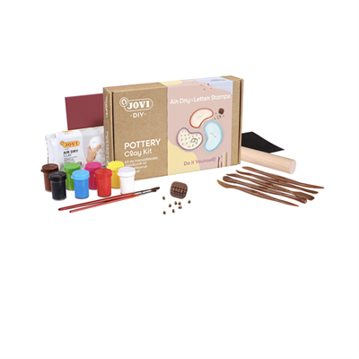 Jovi 2706 Seramik Hamuru Letter Stamp Kiti Yazı Baskı Seti