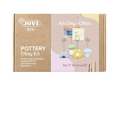 Jovi 2708 Seramik Hamuru Clips Kiti Klips Yapım Seti