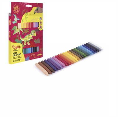 Jovi 980 Jumbo Yuvarlak Mum Boya 24’lü