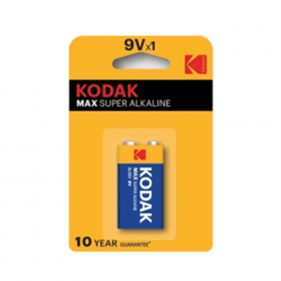 KODAK 1 ADET MAX AKALİN 9 VOLT PİL