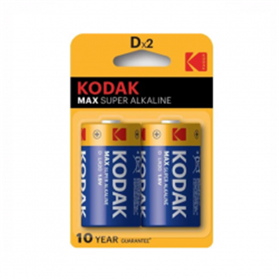 KODAK 2 ADET MAX ALKALIN BUYUK PİL -HD