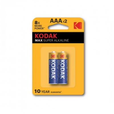 KODAK 2 ADET MAX ALKALİN İNCE PİL-AAA
