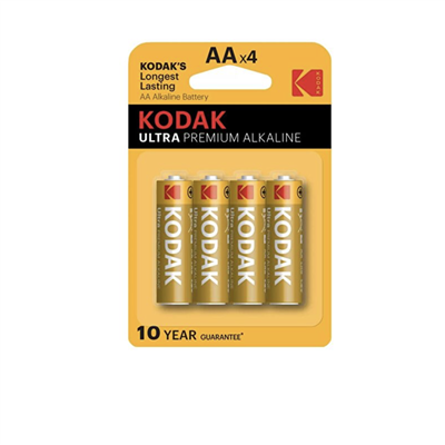 KODAK 4 ADET ULTRA PREMİUM ALKALİN KALEM PİL-AA