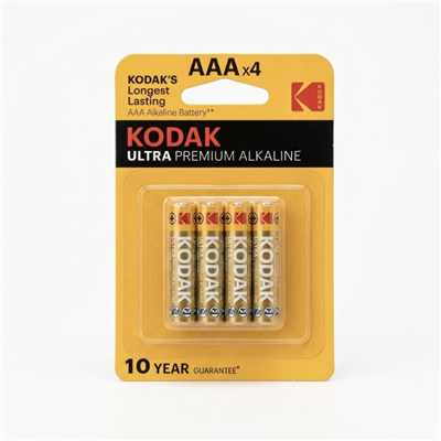 KODAK 4 ADET ULTRA PREMİUM ALKALİN İNCE PİL-AAA